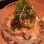 ふく鶴 - びんちょう鮪ゴマたれ漬