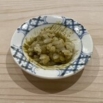 鮨 なんば - 肝ソースは舎利と合わせてリゾットに変身！