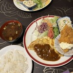 オーシャン - ランチ（魚フライ、ピカタ）