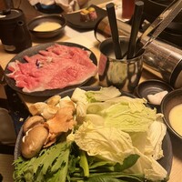 先斗町しゃぶしゃぶすき焼き きらく - 