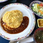 四季の喰い切り 利休 - オムライス　1,000円