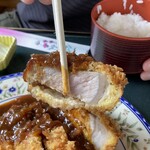 四季の喰い切り 利休 - ロースカツ断面