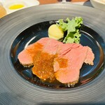 ダイニング 流 - ローストビーフ リヨネーズソース