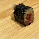 鮓樹 - 大トロでも鉄砲巻を作ってくれました