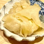 鮓樹 - ガリが出てきました　これも酒肴になりますｗ