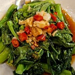 福盛楼 - 油芯菜のニンニク醤油和え