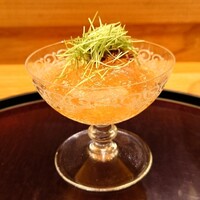 日本料理 太月 - キジハタ昆布締め　土佐酢ジュレ