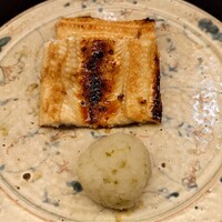 日本料理 太月 - 穴子のタレ焼　柚子おろし