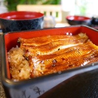 満寿家 - うな重 並 2100円。