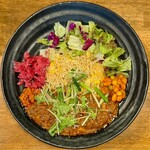 SPICY CURRY 魯珈 - AKINO LEE×SPICY CURRY魯珈 バスマティ炒飯＋鯖キーマ コラボプレート