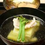 もめん - 鯛と翡翠茄子