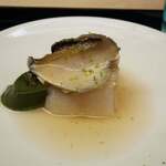 もめん - 白ずいきと鮑