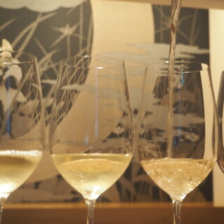 コンセプトは【SUSHI×champagne】