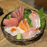 大衆寿司酒場 黒澤商店 - お刺身盛り合わせ　1,188円×２