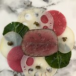 シェ オリビエ - 牛フィレとサーロインのロール