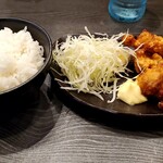 麺場 田所商店 - 唐揚げセット