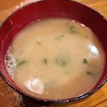 魚酒場 二つめ - みそ汁