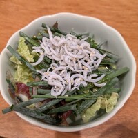 御茶ノ水 TEN - 青ネギとシラスのサラダ