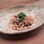 Seminare 輕井澤 - アカヤマドリのタリアテッレ。本家ポルチーニの質を量で上回るのがきのこハンターの料理