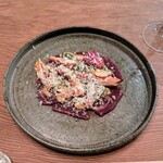 Seminare 輕井澤 - 本州夏鹿のカルパッチョ。生ジビエの提供に緊張しつつも濃厚柔らかな夏の鹿は美味しい