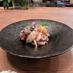 Seminare 輕井澤 - 裏波心会。エイはお肉の中でも一二を争うくらいに好き。アンモニア臭が出るそうですがそれに当たったことがないのは、皆様が良いものを出してくださるからでしょう