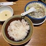 たんや 善治郎 - 麦ご飯とテールスープ