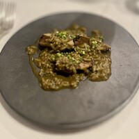 キノシタ - 蝦夷鮑 肝と米ソース