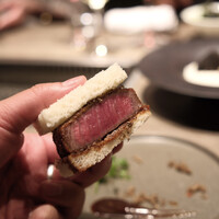 焼肉うしごろ 池袋店 - トリュフの牛ヒレカツサンド