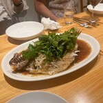 茶月斎 - クエの頭の清蒸 