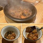 茶月斎 - 豚足＆乾燥海鼠  