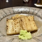 亀の井別荘 - 前菜ー穴子と生麩