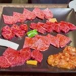 きわめ - 焼き物（タレ）　マルシン・ヘレ耳・特上ハラミ・特上カイノミ・特上ヤノミ・こてっちゃん