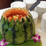 カフェ トスティーナ - スイカのフルーツポンチ