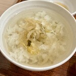 やよい軒 - ＋漬け物＆だし