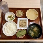 やよい軒 - 納豆朝食370円