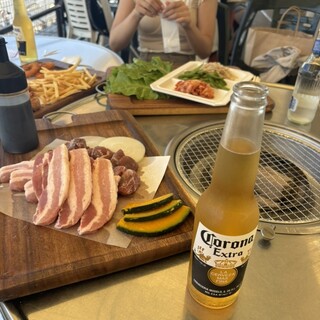 韓国ドラム缶焼肉×ビアガーデンin京都八坂_0