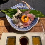 花仙庵 仙仁温泉 岩の湯 - ◇鯉のあらい、酢締め
      処理の仕方が良く、臭みなく、美味しくいただけました。