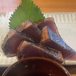 定越食堂 - 藁焼き