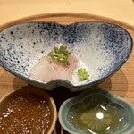 日本料理 新茶家 - ヒラメとコチ