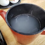つくば製麺31 - 蕎麦湯