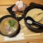 麺屋 周郷 - 特製つけ麺大+麺追加(250g+100g)