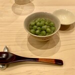 味ひろ - うすい豆の翡翠煮
