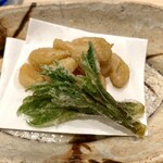 味ひろ - 小柱とこしあぶらの揚げ物