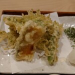 蕎麦の実 - 白身魚の磯揚げ