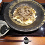 あんぷく - フレッシュトリュフとチーズのうどん