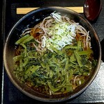 明治亭 - 葉わさびそば　かすかにツーンとくる辛味