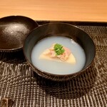 豪龍久保 - 筍と蛤のお椀