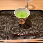 豪龍久保 - うすい豆の茶碗蒸し