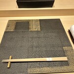 あま木 - カウンターセッティング