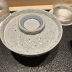 あま木 - 蛤　蛤のお出汁で炊いたお粥　枝豆